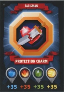 2015 Topps World of Warriors Trading Card Game Protection Charm #252 - Picture 1 of 2
