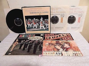 #171 Lot LPs/Marches Of All Nations 3 LP Set/Happy Dixieland Band/99 Men Marches - Picture 1 of 1