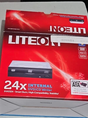 LITEON iHAS324-99 Y 24x SATA Internal DVD/CD Writer - Image 1 of 2