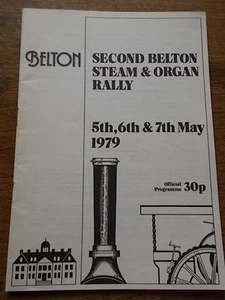 2nd BELTON 1979 Vintage Steam & Organ Traction Engine Rally Fair Programme - Picture 1 of 1