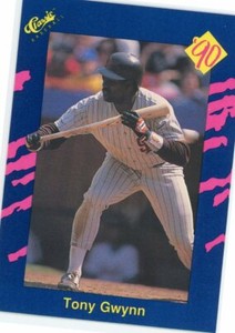 1990 CLASSIC BASEBALL #17 - TONY GWYNN - SAN DIEGO PADRES - FREE SHIPPING!