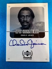 1999 Upper Deck Century Legends Epic Signatures Charlie Joiner
