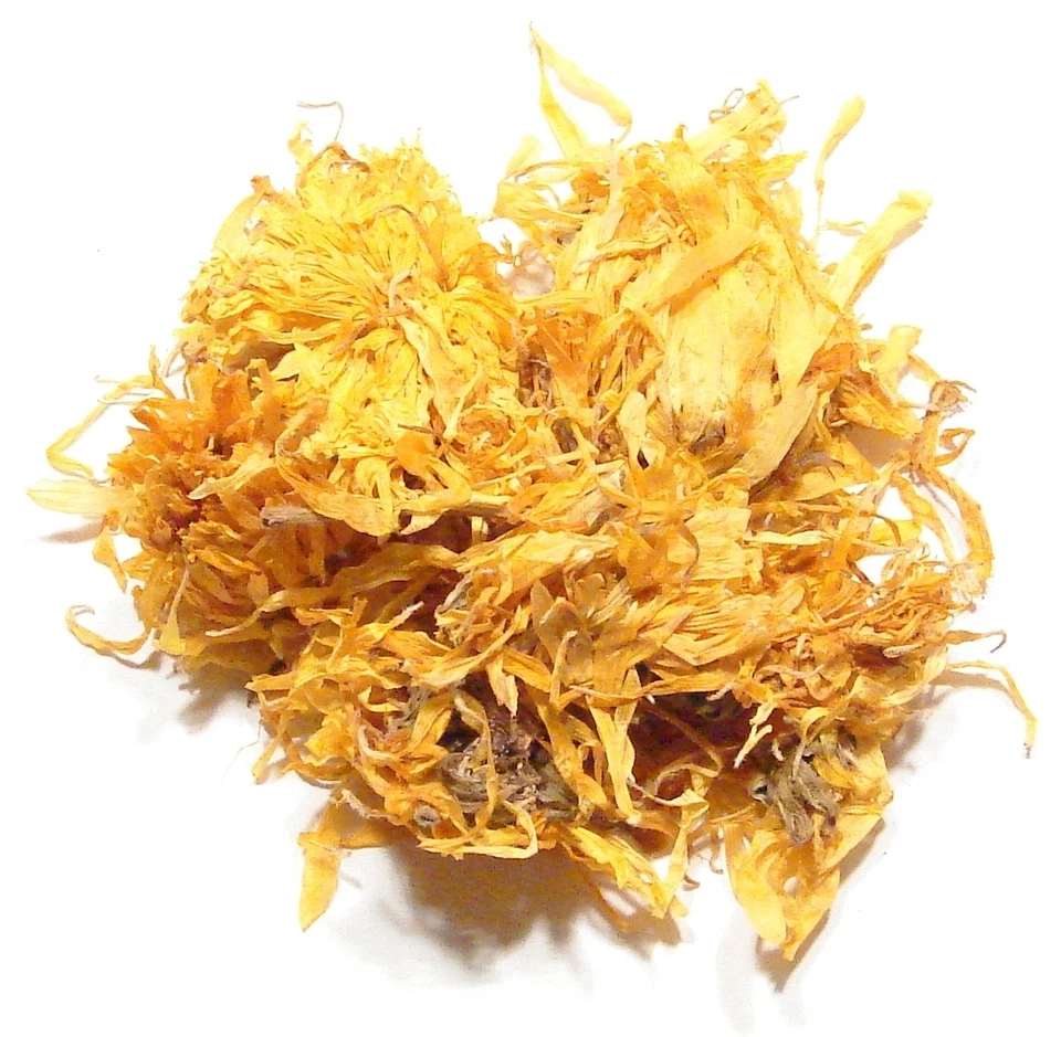 DENVER SPICE Calendula Flowers, Whole-8oz-Dried Mexican Marigold Calendula officinalis Herbal