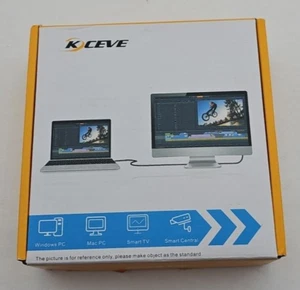 KCEVE USB-C Bi-Directional Switch Data & Video HDMI KVM Switch, C201 - Picture 1 of 3