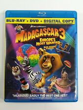 Madagascar 3: Europes Most Wanted (Blu-ray/DVD, 2012, 2-Disc Set) - Bilingual -