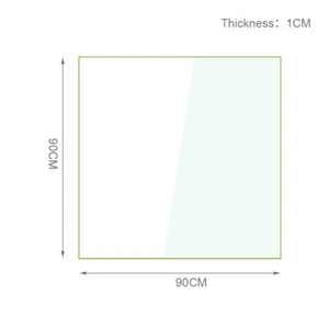 Glass Panels Balustrade 10mm Toughened Railing Balcony Staircase Safety Glazing - Picture 1 of 79