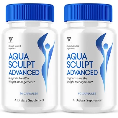 (Paquete de 2) Píldoras Avanzadas Aqua Sculpt, Control de Peso AquaSculpt (120 Cápsulas) Foto 1 de 4