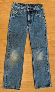 Vintage Levi's Levi Strauss 505 Classic-Fit Boys Jeans Orange Tab - 9 - Picture 1 of 6