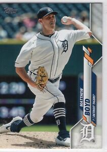 2020 Topps Detroit Tigers Team Set Series 1 and 2