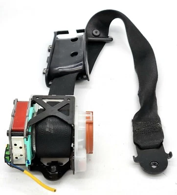 Cinturón de seguridad delantero izquierdo convertible Saab 9-3 2004-2007 cinturón de seguridad negro fabricante de equipos originales Foto 1 de 4