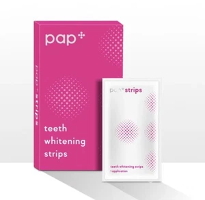 ZAHNAUFHELLUNGSSTREIFEN PAP + PROFESSIONELLES WEISSES ZAHNBLEACHING 28 STREIFEN 2 WOCHEN - Bild 1 von 5