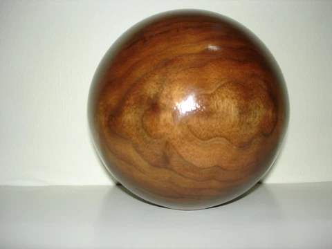 WOOD BALL FINIAL UNFINISHED FOR NEWEL POST FINIAL OR CAP #2 Cover