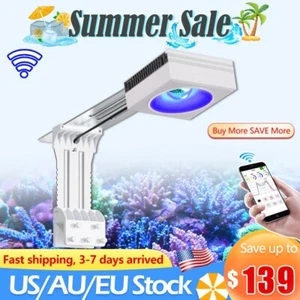 PopBloom RL90 WiFi Control LED Aquarium Light For 24" Coral Reef Grow Fish Tank - Picture 1 of 13