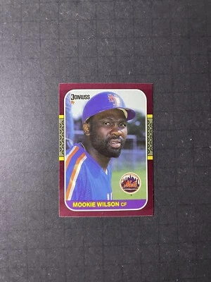 1987 Donruss Opening Day Mookie Wilson Card #129 - New York Mets - Image 1 of 2