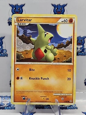Larvitar - 51/95 - Pokemon Unleashed LP  - Image 1 of 2