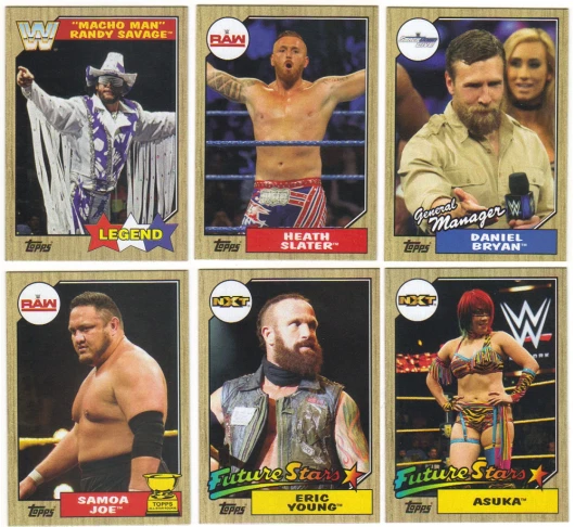 2017 Topps WWE Heritage Wrestling - Base Set Cards - Choose From Card #'s 1-100 - Image 1 of 1
