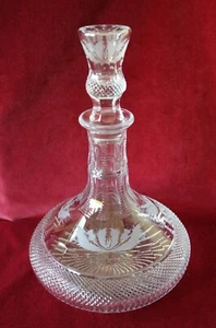 Edinburgh Crystal Thistle Pattern - Ship's Decanter - Picture 1 of 12