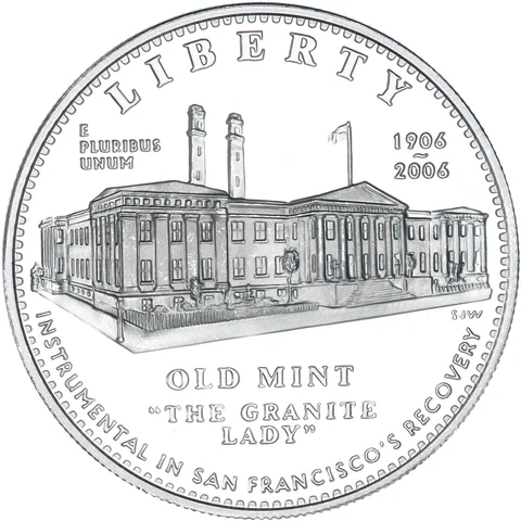 2006 S San Francisco Old Mint Proof 90% Silver Dollar US Coin See Pics W439 Cover
