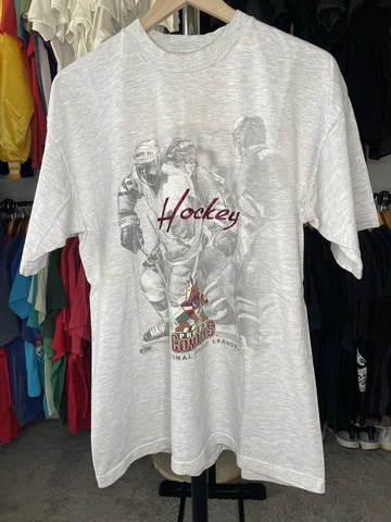 Vintage 90’s NHL Phoenix coyotes hockey gray XL shirt Cover