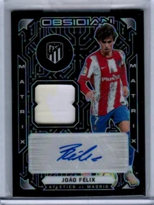 RARE JOAO FELIX 2021-22 OBSIDAIN GU JERSEY PATCH AUTO #12/32 PORTUGAL ATLETICO - Picture 1 of 2