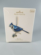 Hallmark Keepsake BLUE JAY Handcrafted Christmas Ornaments 2007