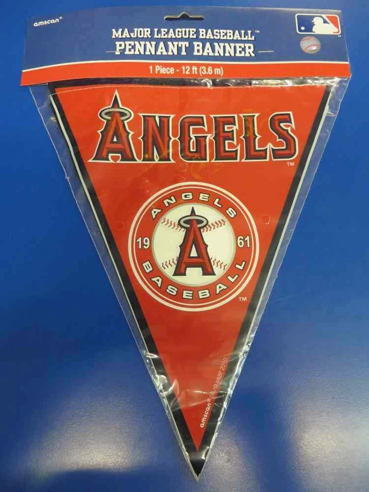Los Angeles Angels MLB Pro Béisbol Deportes Fiesta Decoración Banderín Bandera Bandera Foto 1 de 1
