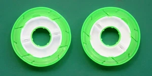 2 Tenkara Angelschnur Management System Soft Silicone S3 Schnurwickler grün - Bild 1 von 12