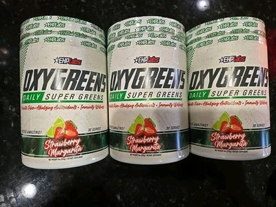 OxyGreens, Daily Super Greens, Strawberry Margarita 9oz. Exp.10/25  Foto 1 de 4