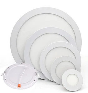 Panel LED Foco empotrable 230V Lámpara empotrable Foco empotrable Plano Slim Plafón - Imagen 1 de 19