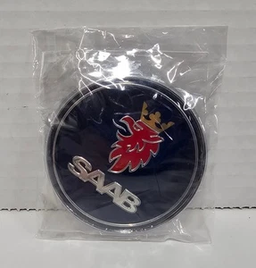 SAAB 9-3 Sedan Front Hood Badge Emblem Pt# 12785870 - Picture 1 of 4