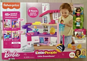 Fisher Price Barbie Little People Little Dreamhouse Interactive Playset NEW - Picture 1 of 6