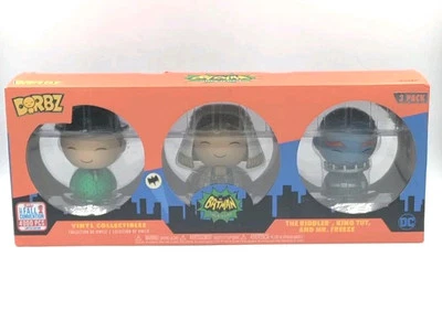 Funko Dorbz Batman 66 Villians DC Comics 2017 Paquete de 3 Batman Clásico TV Foto 1 de 4