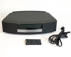 BOSE WAVE RADIO II AM/FM Radiowecker Modell: AWR1B2 schwarz mit Fernbedienung GETESTET - Bild 1 von 7