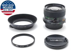 Rare【Near Mint w/ Hood】 Minolta MD W.Rokkor 20mm f2.8 Wide Angle Lens From JAPAN - Picture 1 of 13