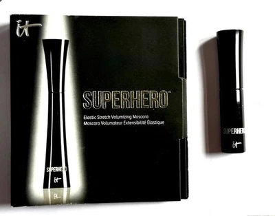 It Cosmetics Superhero Elastic Stretch Volumizing Mascara Black Mini - Bild 1 von 2