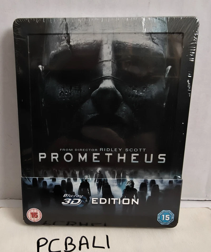 Prometheus,  3D + 2D Blu Ray Steelbook, New & Sealed. - Image 1 of 2
