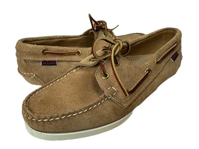 SEBAGO DOCKSIDES Cuero Gamuza Marrón MUJER 9.5N Estrecho EE. UU. 32450 Foto 1 de 4