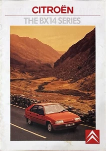 Citroen BX Prospekt Brochure Depliant 02/1988 England - Bild 1 von 1