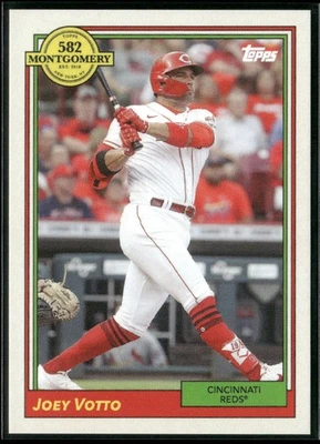 2022 Topps 582 Montgomery Club Set 2 #14 Joey Votto - Image 1 of 2