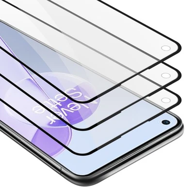 3x Fullcover Tempered Glass for OnePlus 9RT 5G Screen Protection Film - Image 1 of 4