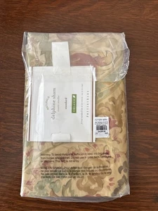 Single Pottery Barn Delphine Kissen Sham Std Blumen Granatapfel braun rot grün - Bild 1 von 2