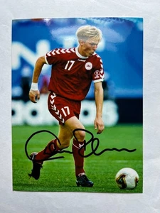 Autograph CHRISTIAN POULSEN-National Team DENMARK-Liverpool FC-Sevilla-signed - Picture 1 of 2