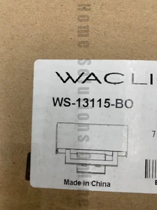 WAC Lighting Manhattan Wall Sconce w/ Shade Brushed Bronze 15" #X902 - Picture 1 of 5