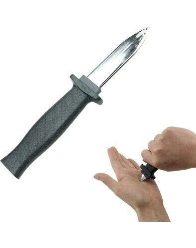 Cuchillo retráctil truco daga fiesta de Halloween disfraz utilería escenario arma nuevo Foto 1 de 1