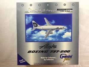 Gemini Jets gjasa243a 1:400 Diecast Airliner Alaska Boeing 737-200 Limited Ed - Picture 1 of 1