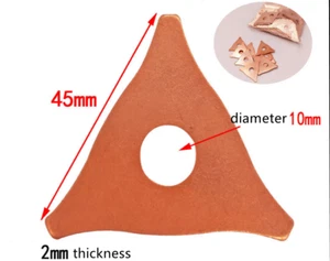 100 pieces Triangle sheets Car Body Panel Dent Spot Welding Repair Tool - Picture 1 of 1