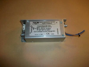 Rasmi Electronics Single Phase RFI Filter 3G3MVPFI 1010-E   10a @ 250vac  USED - Picture 1 of 3