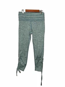 Free People Movement Turnout Wrap Cropped Leggings Size Small Static Green - Bild 1 von 7
