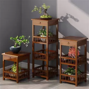 Classic Bedside Table Nightstand Storage Cabinet Drawer Unit Plant Flower Stand - Picture 1 of 17