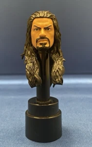 WWE Elite Basic Male Head Custom Fodder 1/12 6" Mattel Roman Reigns Angry Face - Picture 1 of 6